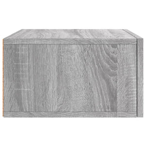 Comodini a Muro 2 pz Grigio Sonoma 35x35x20 cm 829785