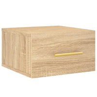 Comodini a Muro 2 pz-Set di 2 Tavolino da notte Rovere Sonoma 35x35x20 cm