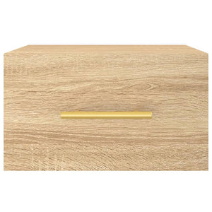 Comodini a Muro 2 pz Rovere Sonoma 35x35x20 cm 829795