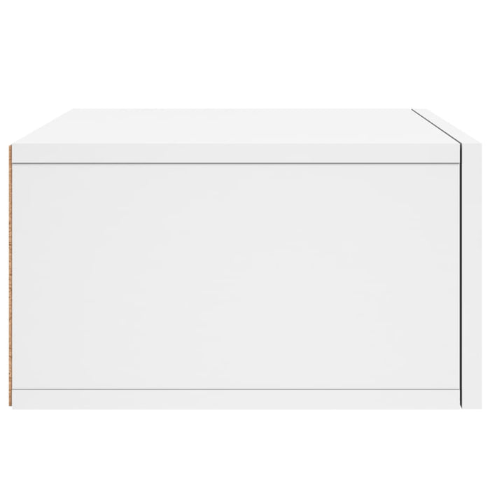 Comodini a Muro 2 pz-Set di 2 Tavolino da notte Bianchi 35x35x20 cm 687853