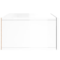 Comodini a Muro 2 pz Bianco Lucido 35x35x20 cm 829809