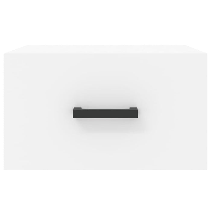 vidaXL Comodino a Muro Bianco 35x35x20 cm