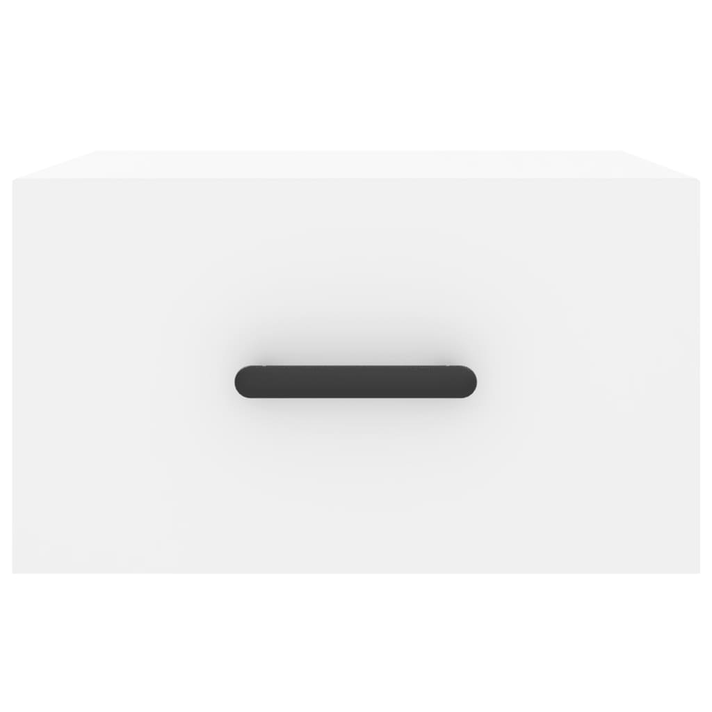 vidaXL Comodino a Muro Bianco 35x35x20 cm