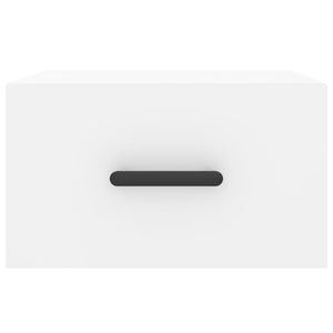 vidaXL Comodino a Muro Bianco 35x35x20 cm