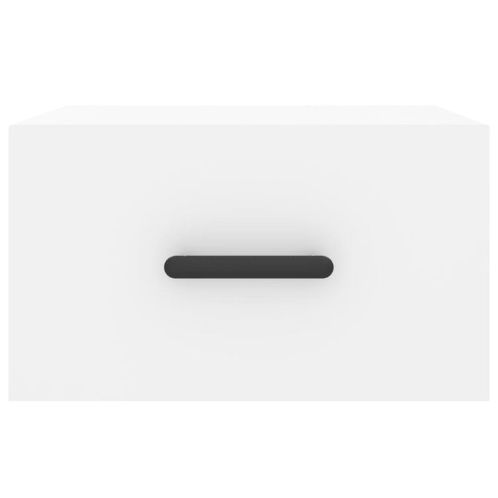 vidaXL Comodino a Muro Bianco 35x35x20 cm