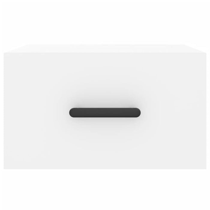 Comodini a Muro 2 pz-Set di 2 Tavolino da notte Bianchi 35x35x20 cm