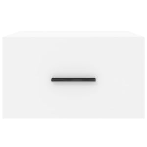 vidaXL Comodino a Muro Bianco 35x35x20 cm