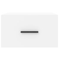 Comodini a Muro 2 pz-Set di 2 Tavolino da notte Bianchi 35x35x20 cm 729387