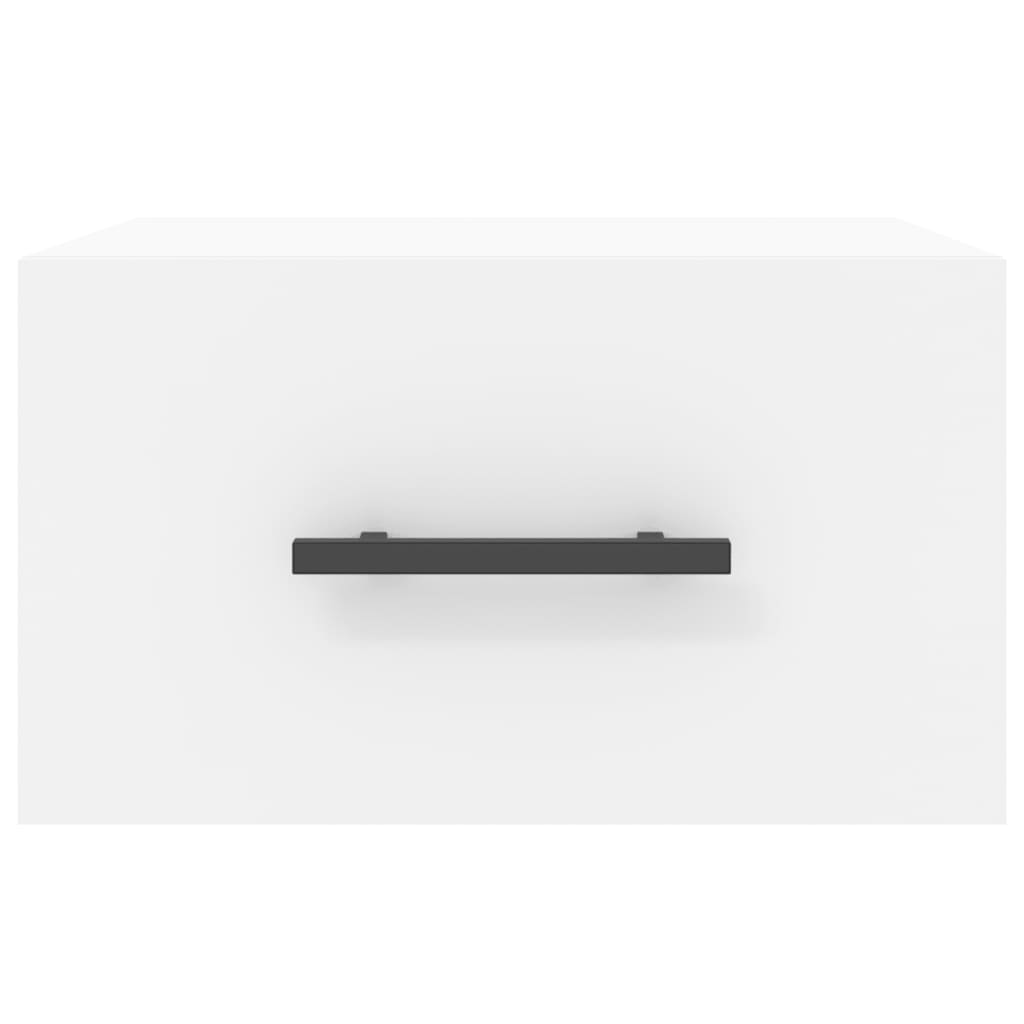 Comodino a Muro Bianco 35x35x20 cm 829868