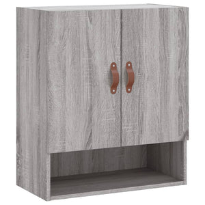 Armadietto a Muro Grigio Sonoma 60x31x70cm in Legno Multistrato 829890
