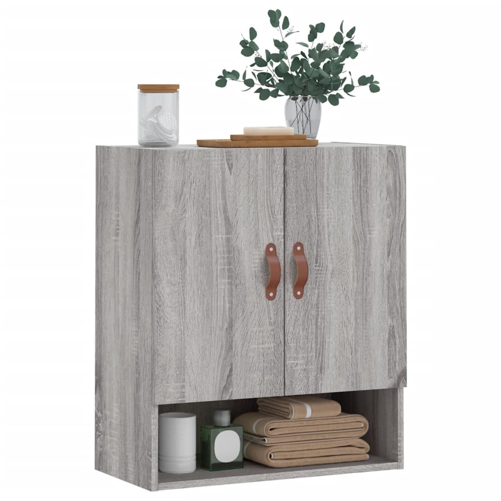 vidaXL Armadietto a Muro Grigio Sonoma 60x31x70cm in Legno Multistrato