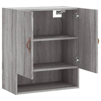 Armadietto a Muro Grigio Sonoma 60x31x70cm in Legno Multistrato 829890