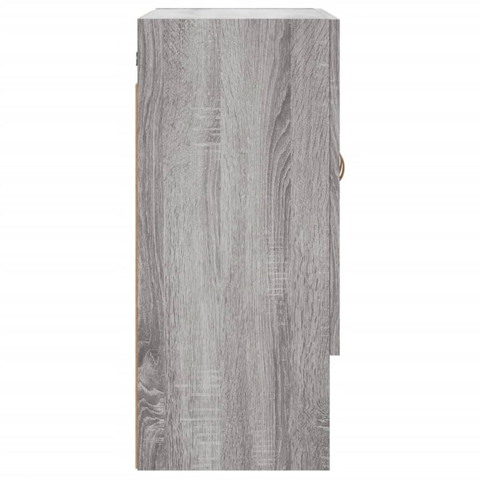 Armadietto a Muro Grigio Sonoma 60x31x70cm in Legno Multistrato 829890