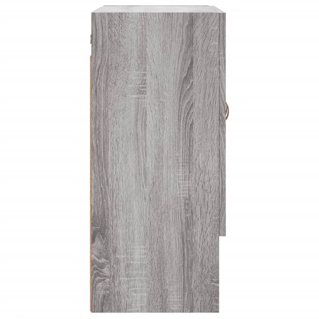 vidaXL Armadietto a Muro Grigio Sonoma 60x31x70cm in Legno Multistrato