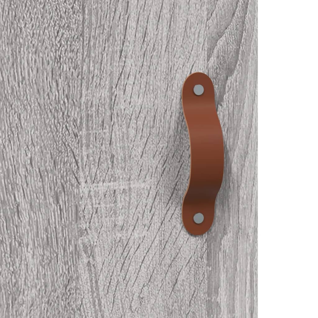 Armadietto a Muro Grigio Sonoma 60x31x70cm in Legno Multistrato 829890