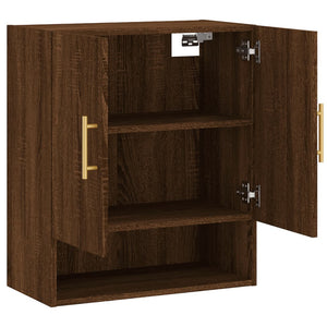 Armadietto a Muro Rovere Marrone 60x31x70 cm Legno Multistrato 829899