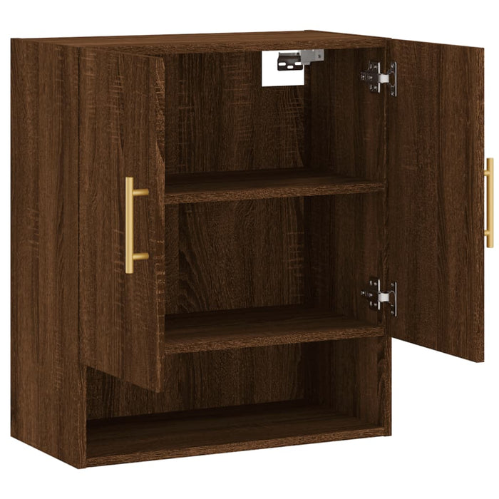 Armadietto a Muro Rovere Marrone 60x31x70 cm Legno Multistrato 829899
