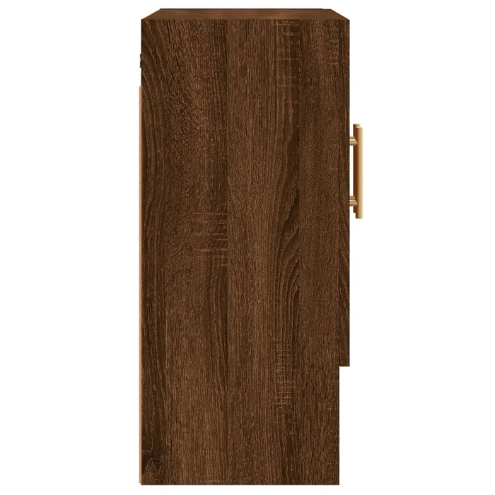Armadietto a Muro Rovere Marrone 60x31x70 cm Legno Multistrato 829899