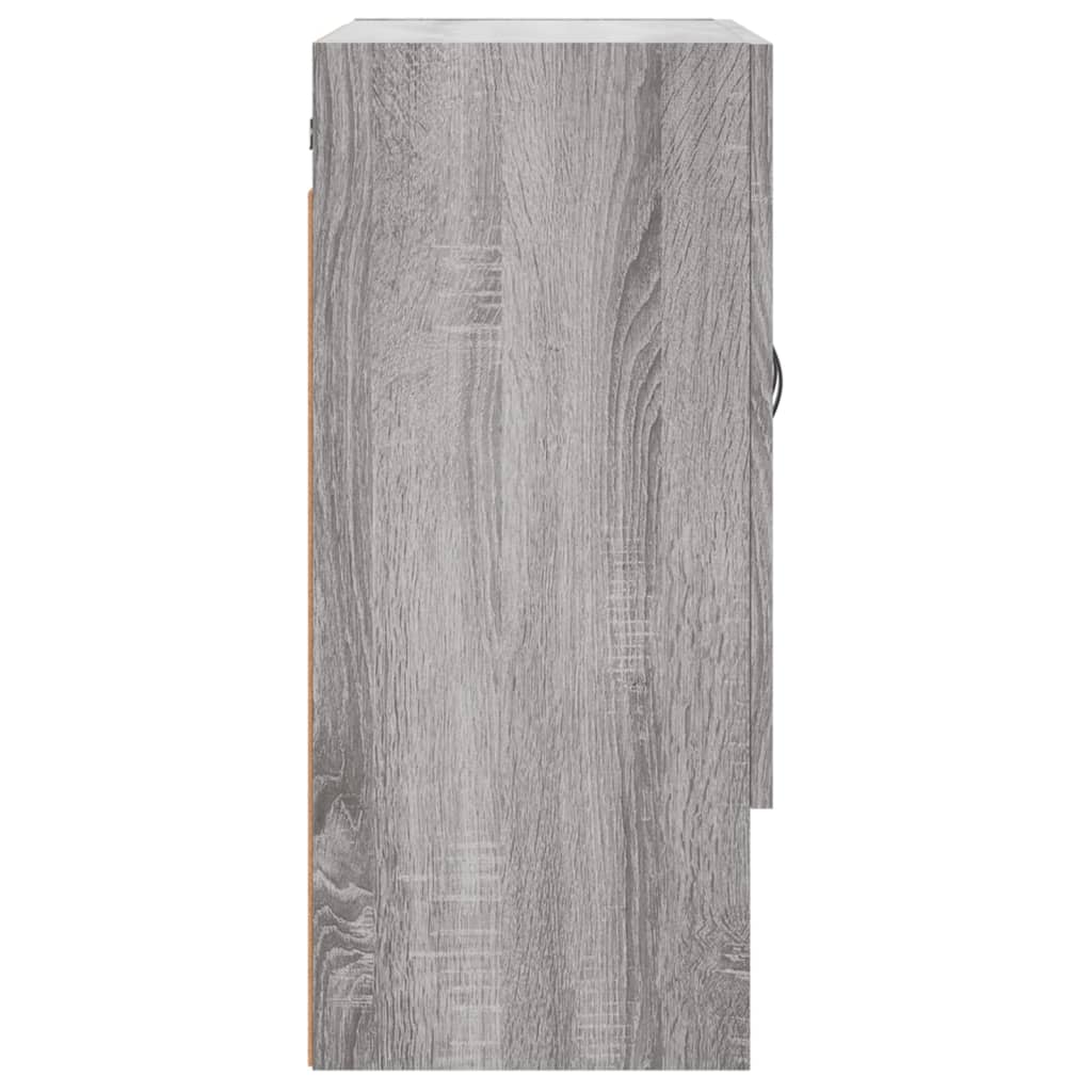 vidaXL Armadietto a Muro Grigio Sonoma 60x31x70cm in Legno Multistrato