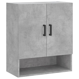 Armadietto a Muro Grigio Cemento 60x31x70 cm Legno Multistrato 829912