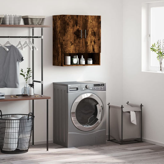 Armadietto a Muro Rovere Fumo 60x31x70 cm in Legno Multistratocod mxl 105991