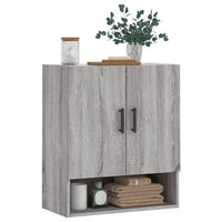 Armadietto a Muro Grigio Sonoma 60x31x70cm in Legno Multistratocod mxl 82079