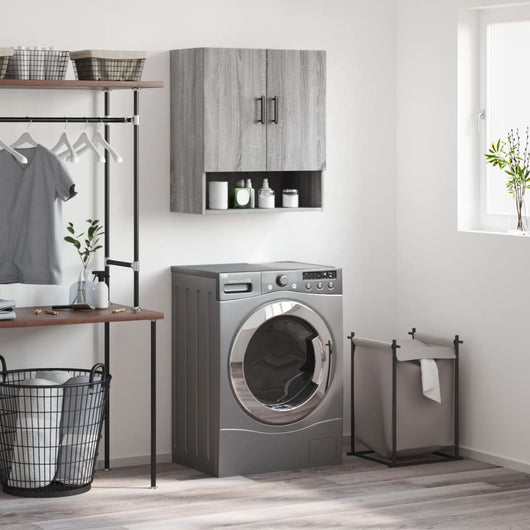 Armadietto a Muro Grigio Sonoma 60x31x70cm in Legno Multistratocod mxl 82079