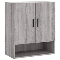 Armadietto a Muro Grigio Sonoma 60x31x70cm in Legno Multistrato 829930