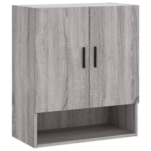 Armadietto a Muro Grigio Sonoma 60x31x70cm in Legno Multistrato 829930