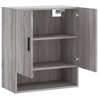 Armadietto a Muro Grigio Sonoma 60x31x70cm in Legno Multistrato 829930