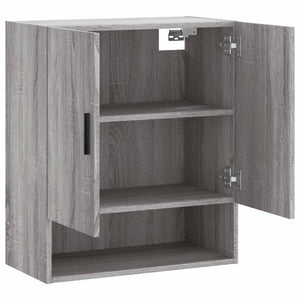 Armadietto a Muro Grigio Sonoma 60x31x70cm in Legno Multistrato 829930