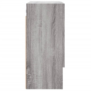 Armadietto a Muro Grigio Sonoma 60x31x70cm in Legno Multistrato 829930