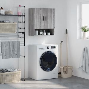 Armadietto a Muro Grigio Sonoma 60x31x70cm in Legno Multistrato 829930