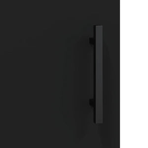 Armadietto a Muro Nero 60x31x70 cm in Legno Multistrato 829933