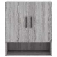 Armadietto a Muro Grigio Sonoma 60x31x70cm in Legno Multistrato 829938