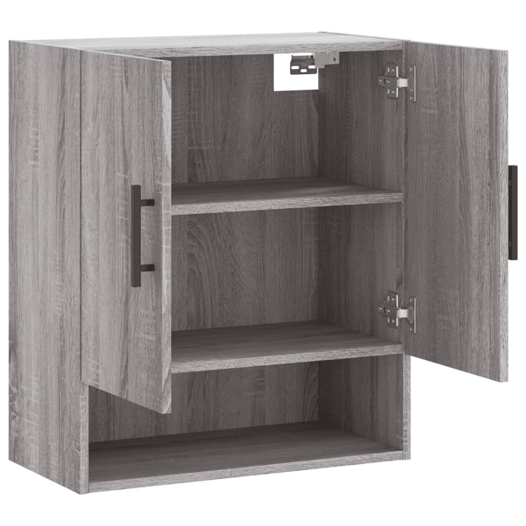 Armadietto a Muro Grigio Sonoma 60x31x70cm in Legno Multistrato 829938