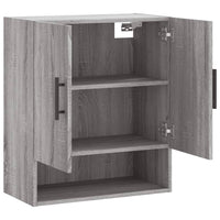 Armadietto a Muro Grigio Sonoma 60x31x70cm in Legno Multistrato 829938