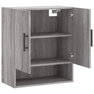 Armadietto a Muro Grigio Sonoma 60x31x70cm in Legno Multistrato 829938