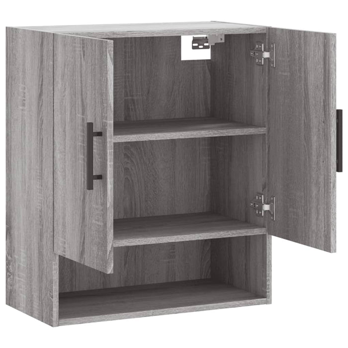 Armadietto a Muro Grigio Sonoma 60x31x70cm in Legno Multistrato 829938
