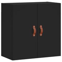 Armadietto a Muro Nero 60x31x60 cm in Legno Multistrato 829941