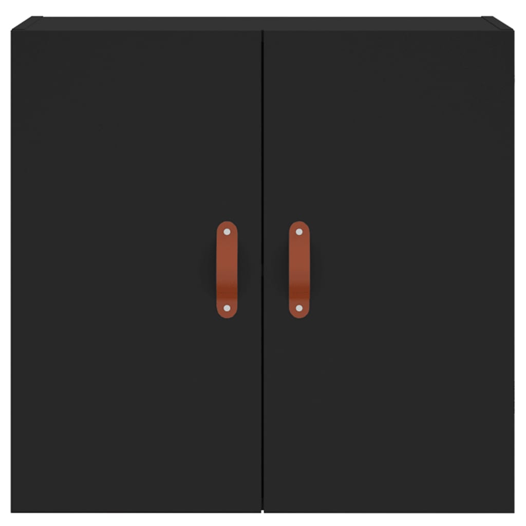 Armadietto a Muro Nero 60x31x60 cm in Legno Multistrato 829941