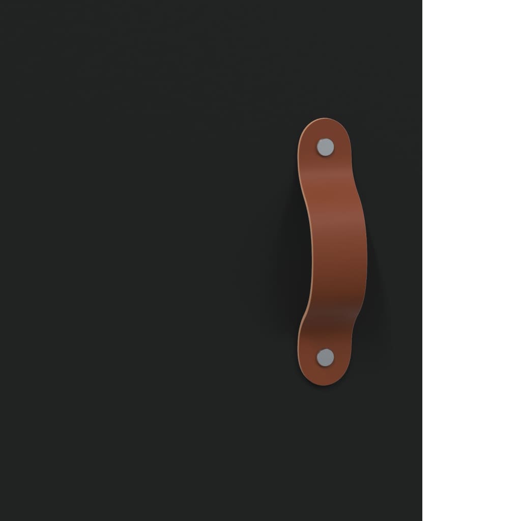 Armadietto a Muro Nero 60x31x60 cm in Legno Multistrato 829941