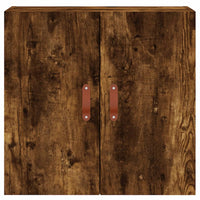 Armadietto a Muro Rovere Fumo 60x31x60 cm in Legno Multistrato 829945