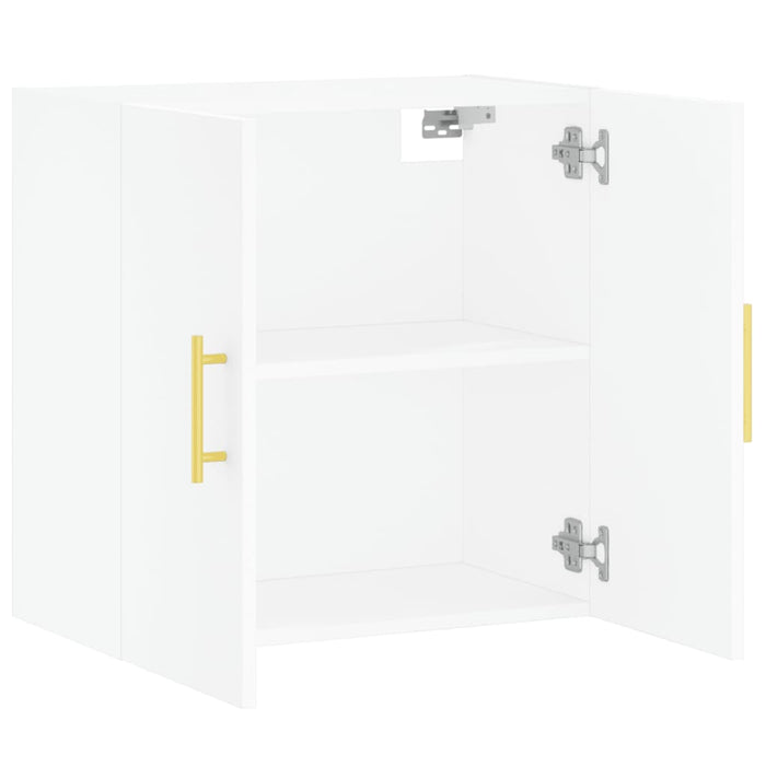 Armadietto a Muro Bianco 60x31x60 cm in Legno Multistrato 829948