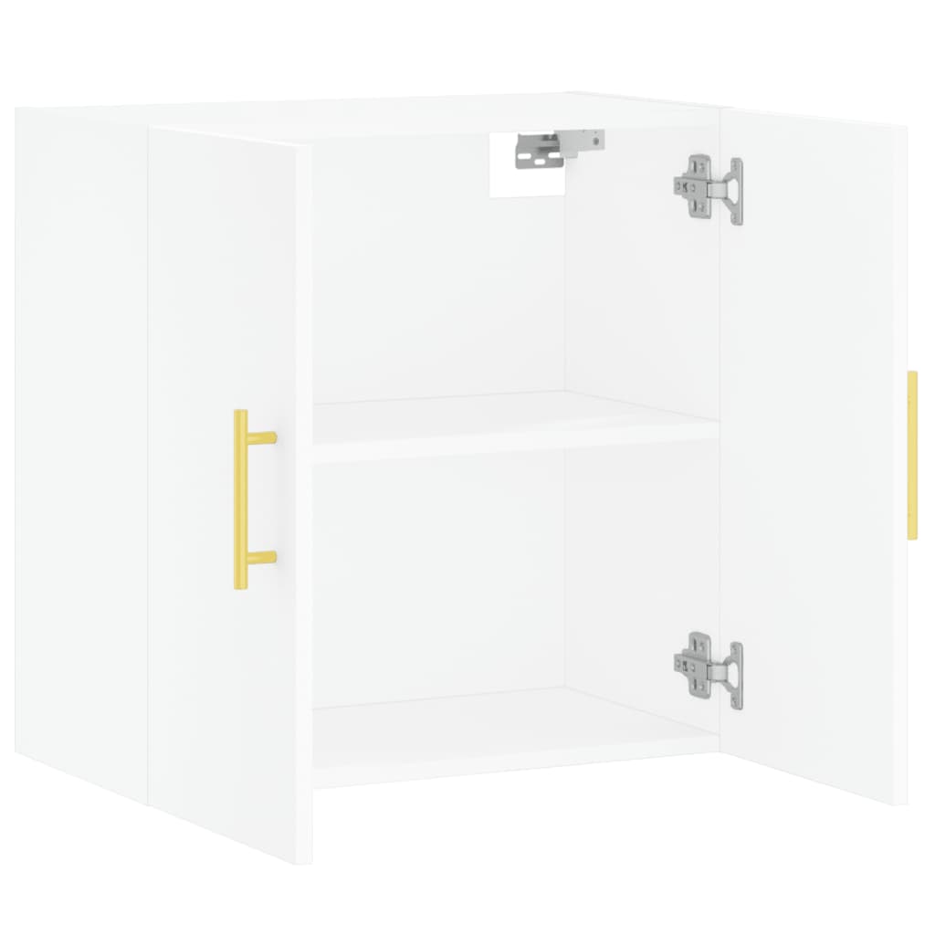 Armadietto a Muro Bianco 60x31x60 cm in Legno Multistrato 829948