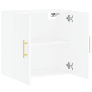 Armadietto a Muro Bianco 60x31x60 cm in Legno Multistrato 829948