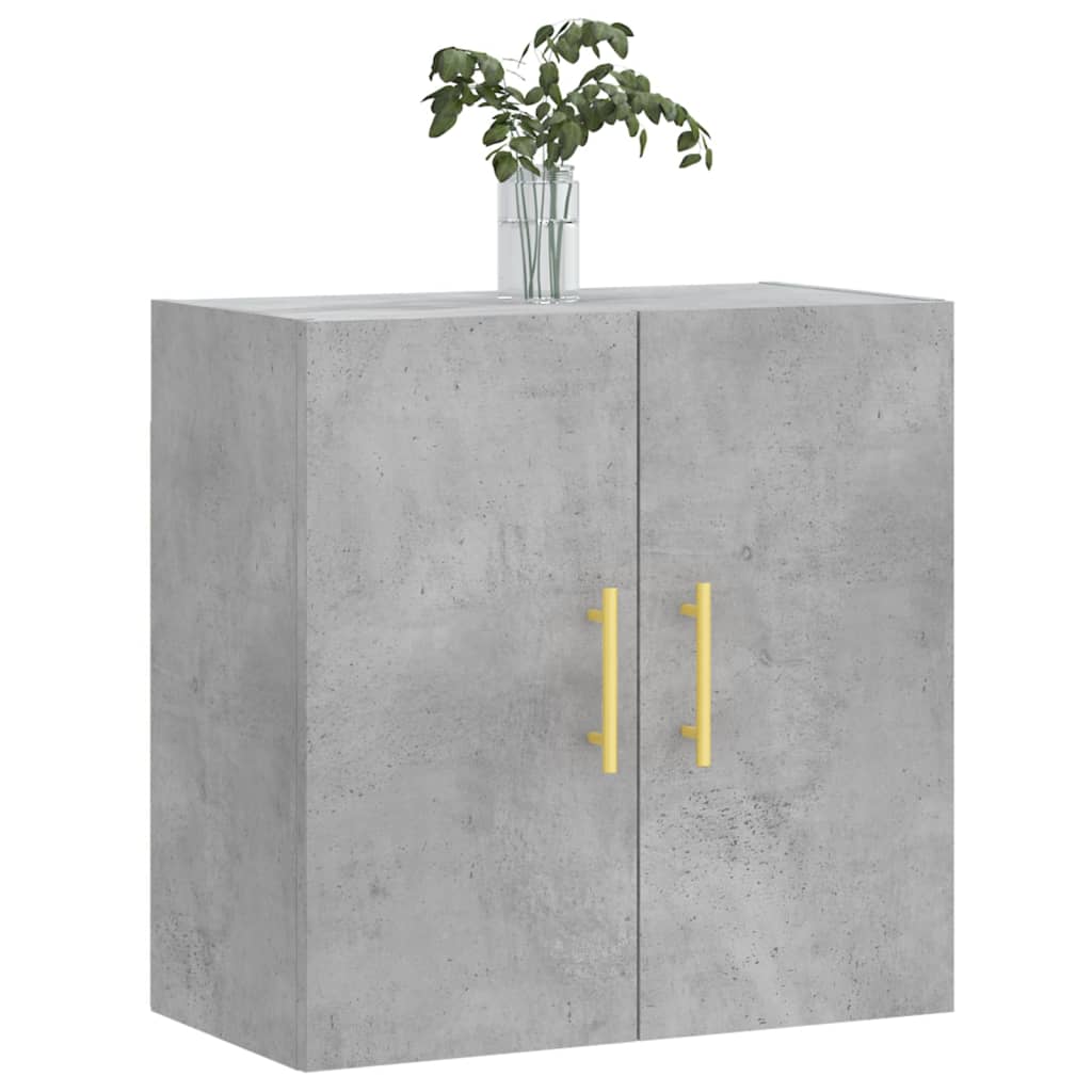 Mobile a Parete Grigio Cemento 60x31x60 cm in Legno Multistrato 829952