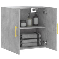 Mobile a Parete Grigio Cemento 60x31x60 cm in Legno Multistrato 829952