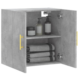 Mobile a Parete Grigio Cemento 60x31x60 cm in Legno Multistrato 829952