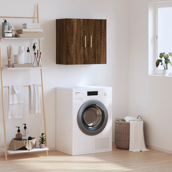 Armadietto a Muro Rovere Marrone 60x31x60 cm Legno Multistratocod mxl 82080